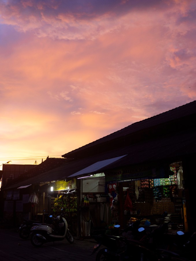Sunset at the Market